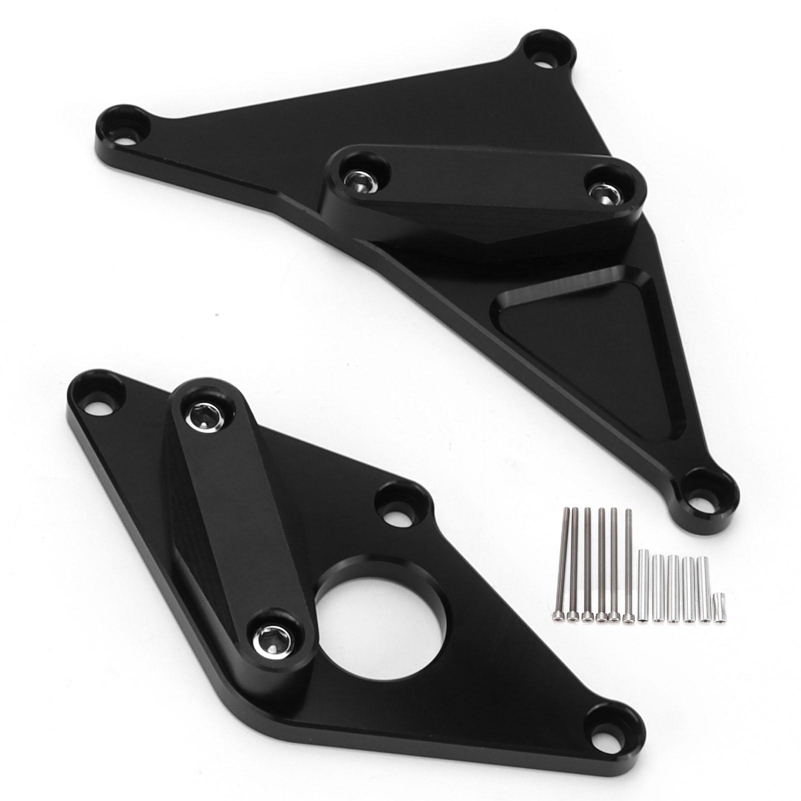 

Pair Motorcycle Frame Sliders Crash Protector Black Modification Replacement for SUZUKI SV650 2016 2018