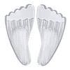 2Pcs High Heel Cushion Inserts Arch Support Shoe Inert Portable Anti Slip Gel Pads for Loose