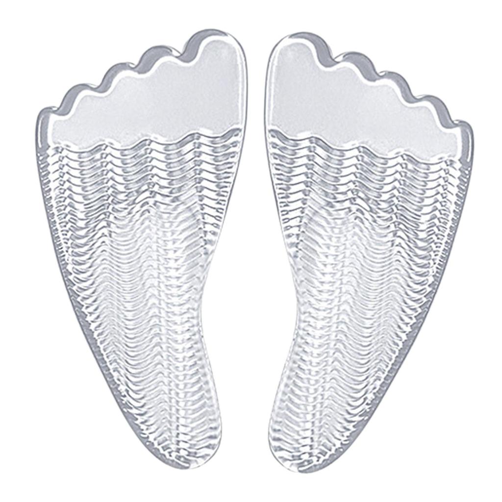 2Pcs High Heel Cushion Inserts Arch Support Shoe Inert Portable Anti Slip Gel Pads for Loose