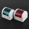12V?24V LED Navigation Signal Light Left Red Right Green IP66 Waterproof Lamp White Shell for Yacht