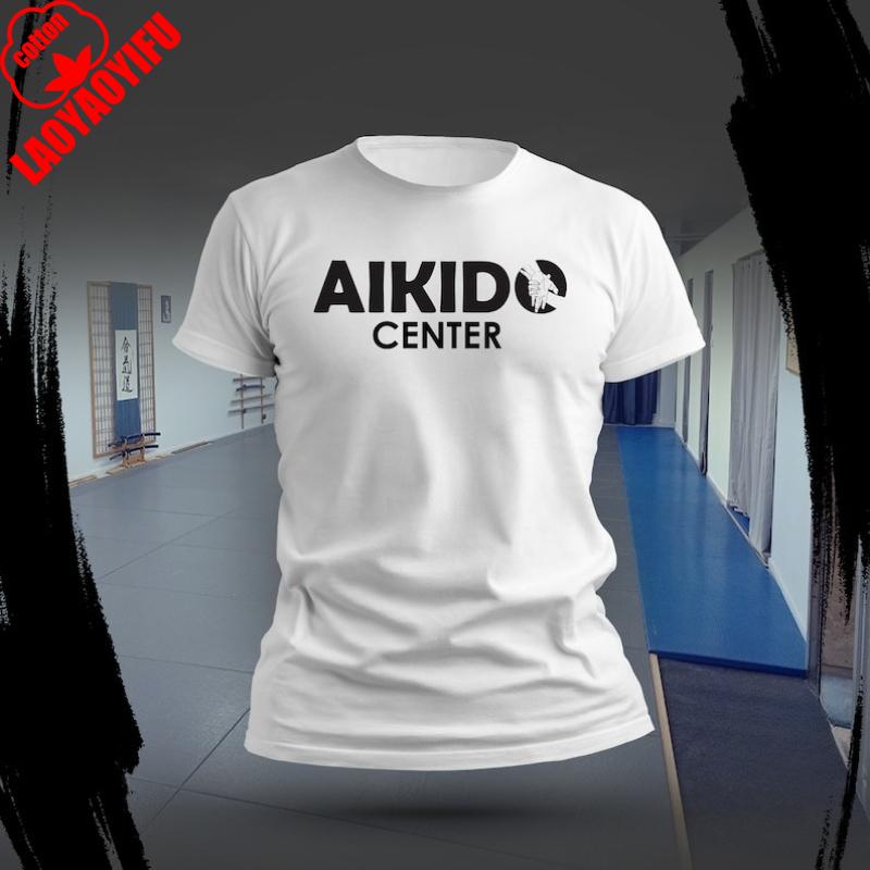 Aikido Martial Arts Printed Tshirt Woman Man Original Aiki Summer Outdoors Breathable Cotton Streetwear Vintage Clothes Tee