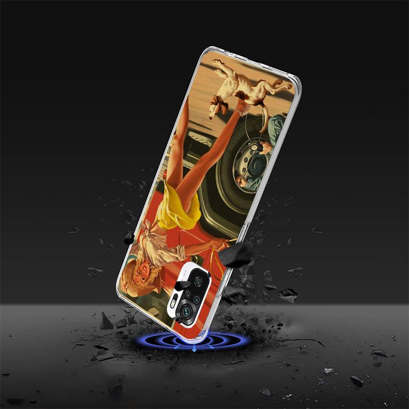 Sexy Pin Up Girl Vintege Phnoe Case for Phnoe Case for Xiaomi Redmi Note 15 14 14S 13 Pro Plus 12 12S 11S 11E 10S 10 11T 5G Uniq