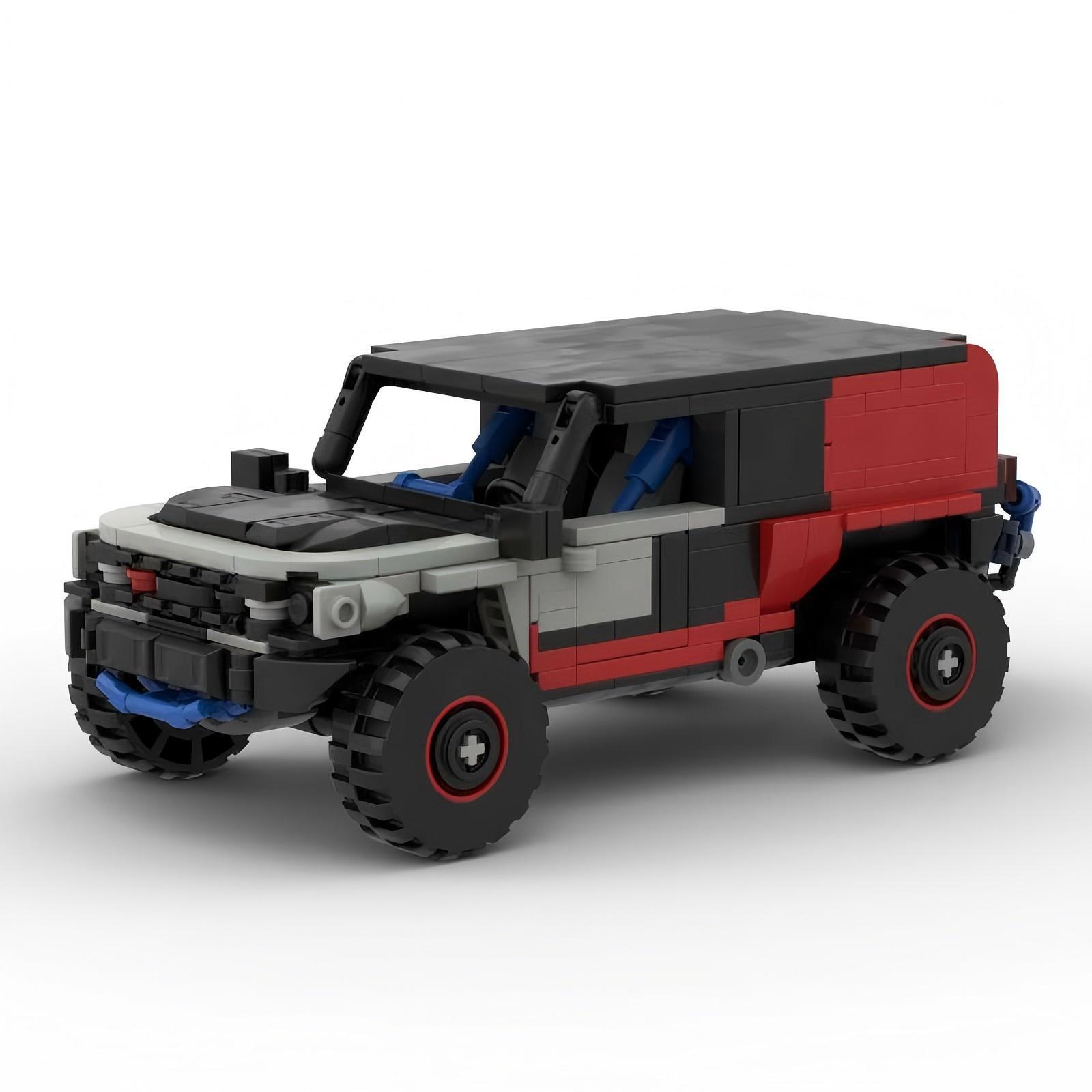 

Creative Toy Assembly Blocks: Ford Bronco R Compatible with LEGO Bricks 434 pieces
