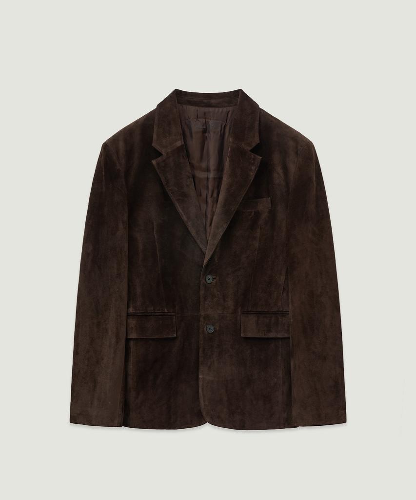 Lmood Ander Cow Suede Single Blazer Brown