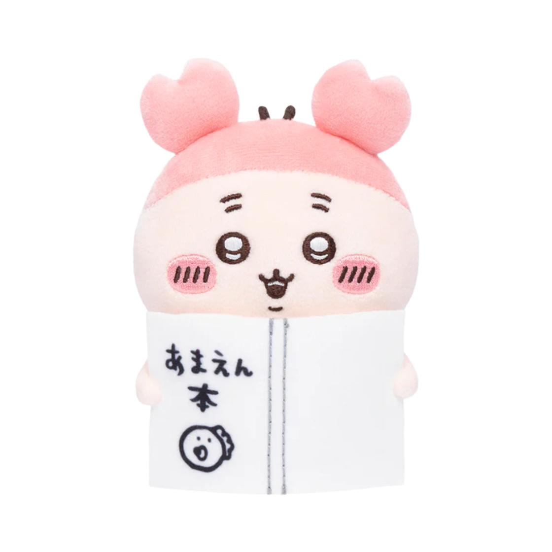 Nagano Chiikawa Watching From The Desktop Plush Kani Reading The Book ONE SIZE