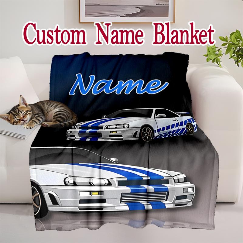 [Racing Car (2) Blanket] Creative Blanket for Women Men Family Friend on Birthday Mothers Fathers Day Valentines Day