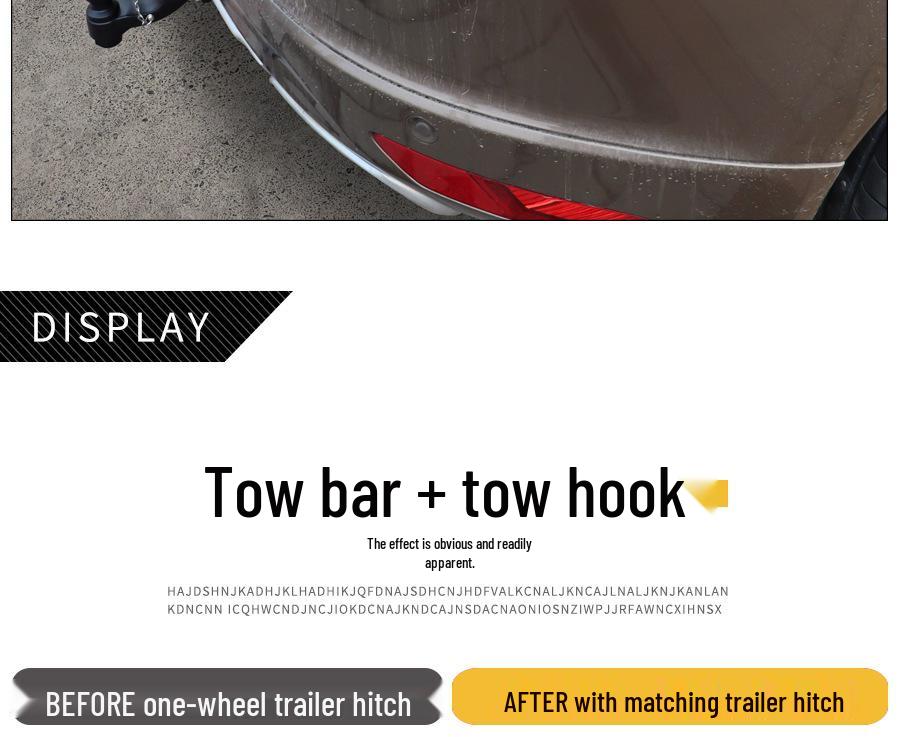 Enhanced Trailer Hitch for Volvo XC60/XC90 and Rogue Tow Bar