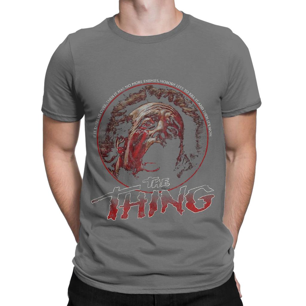 The Thing 1982 Palmer distressed Funny 100 Cotton TShirt the thing Tees Tops For Unisex