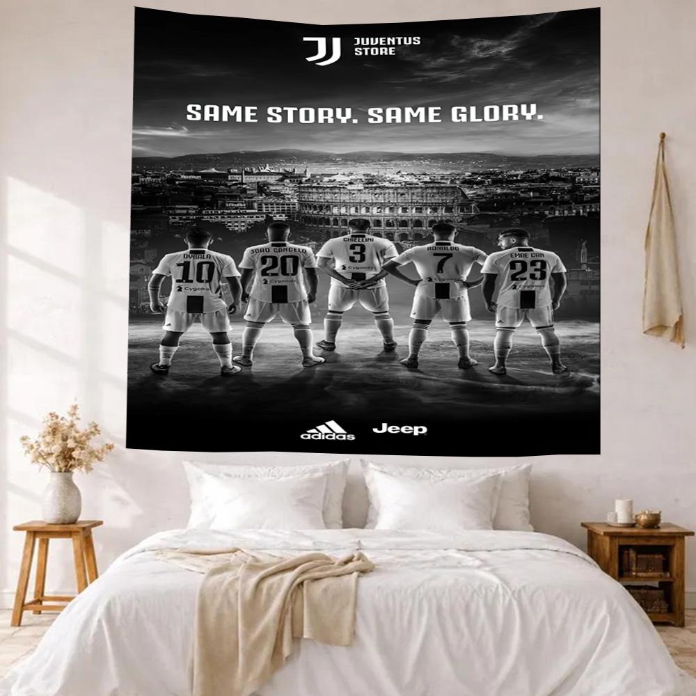 Juventus Vægdekoration Vægtæppe Kunst Til Kæledyrs Mindesmærke Fødselsdag Bryllupsfest Baggrund Familiegave