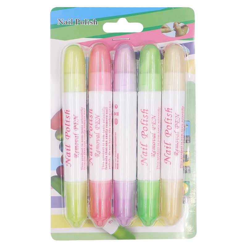 

Nail Art Correction Pen: Polish Remover Pen for Clean-Up and Overflow Removal