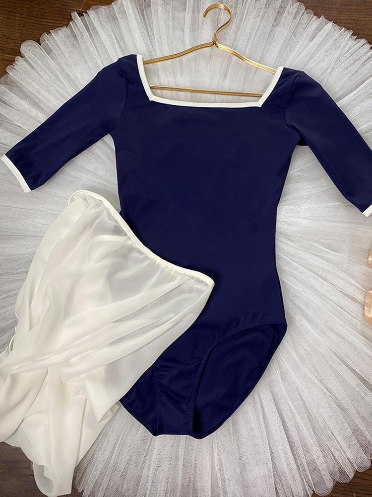 Expertly Crafted Ballet & Gymnastics Body-Shaping Leotard with Long Sleeves for Adult Training & Aerial Yoga
