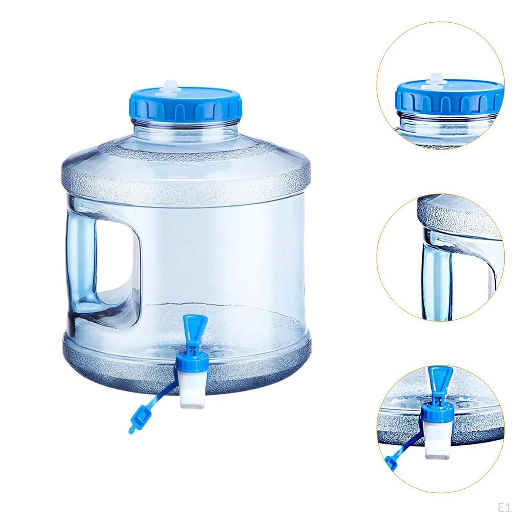Camping-Wasserbehälter, Wasserspeicherkanister mit Hahn, Wassertank Notfall