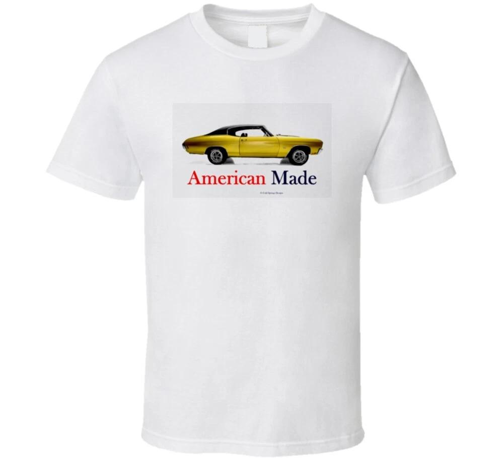 American Made Chevelle Musclecar Classic Car Gift T Shirt L