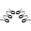 6/30PCS Stainless Steel Pool Cover Clips Heavy Duty Windproof Spring Clips For Drying Clothes Sealing Snack Multifunction Clip