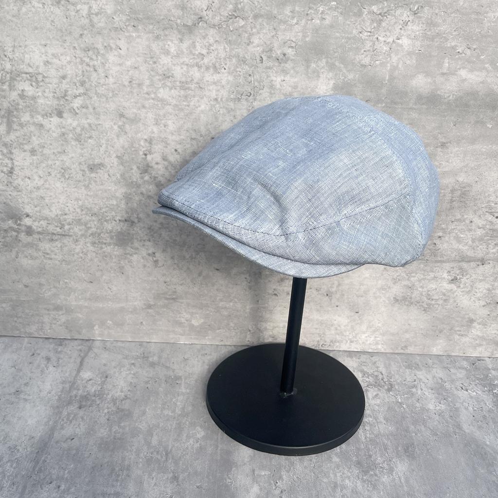 Size Linen Mixed Color Forward Hat Retro Versatile Short Brim Painter Hat Men's and Women's Spring and Summer Breathable Literary Cap
