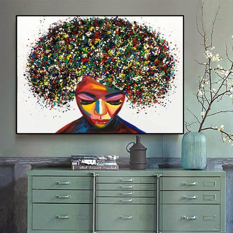 Graffiti Art Novel Aabstract Women Canvas Painting Wall Art Posters Prints Wall Pictures for Living Room Home Wall Decor