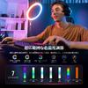 NEEWER RGB LED Ring Light for 24W High Includes 180cm Tripod Stand and Smartphone Full Dimmable 18 Scene Actress Light for Live and Videography