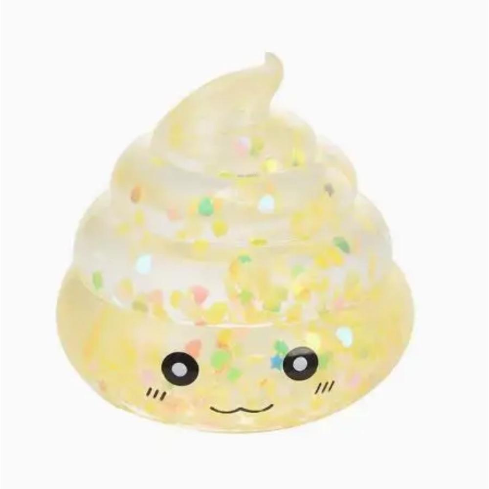 Novinka Squishy Maltózové Hovno Stresové Squishies Hračky Třpytivé Vtipné Pružné Mačkací Fidget Hračky pro Dospělé Dárek na První April