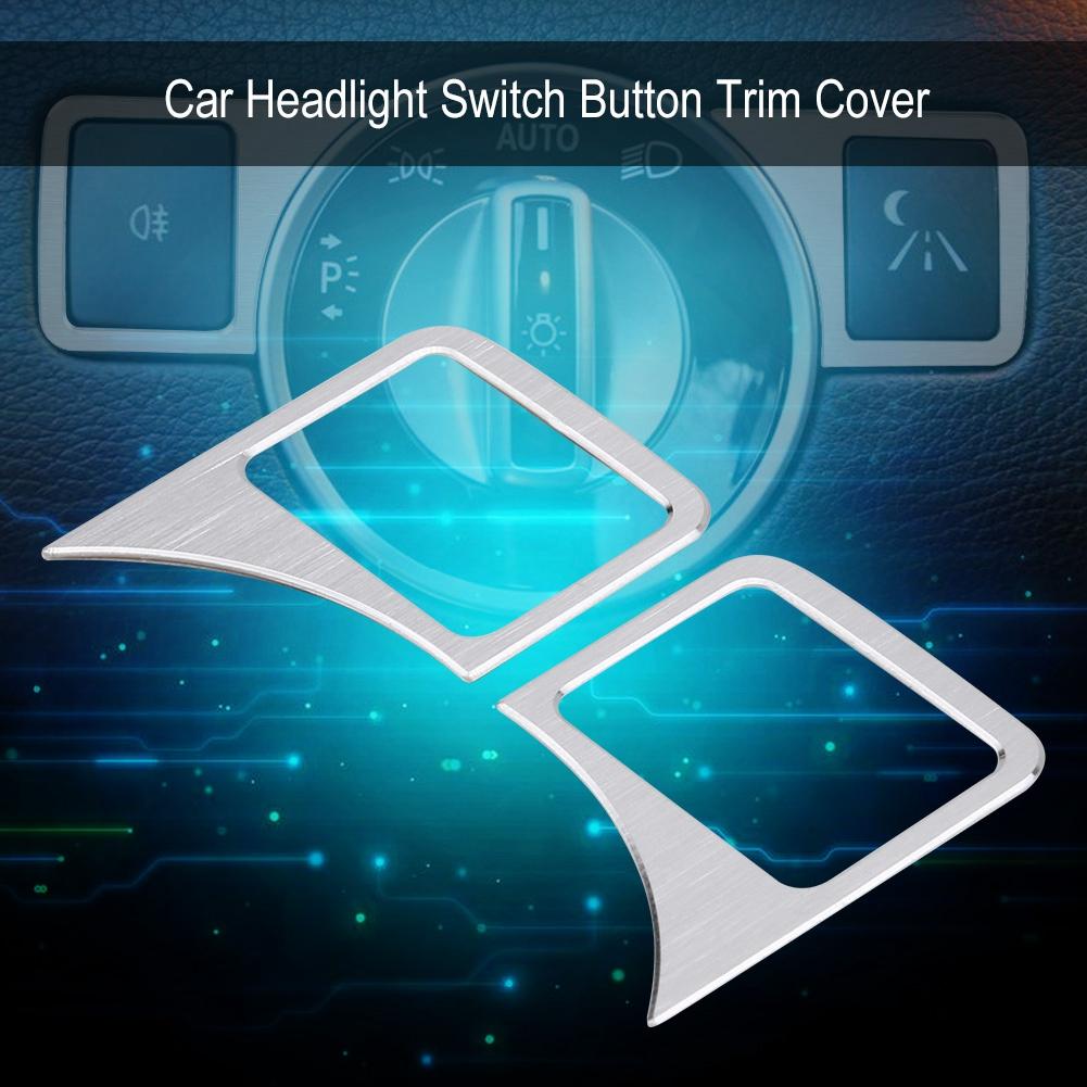 Headlight Switch Button Trim Cover for Mercedes Benz A B C E GLK GL ML Class W176 W246 Type B