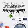 Laundry Room Home Decor Nálepka na zeď Samolepka Ložnice Vinyl Art Mural