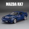 1/32 Scale Mazda RX7 FC INITIAL D Alloy Car Model Diecasts Metal Toy Vehicle Sound and Light Car Toys for Boy Children Gift