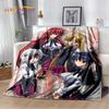 Anime High School D×D Seksowna Miękka Pluszowa Koc, Koc Flanelowy Koc Rzutowy do Salonu Sypialni Łóżka Sofy Pokrowiec Piknikowy dla Dzieci