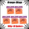 Halloween Spider Web Decorations Stretch Cobwebs with Fake Spiders, Scary Indoor/Outdoor Halloween Party Props