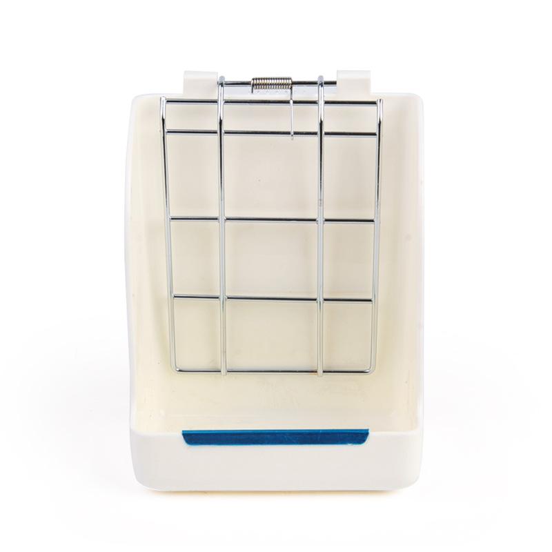 

1 шт.-Аксессуары для клетки кролика Еда Солома Полки Принадлежности для домашних кроликов Миска для кормления белый