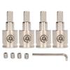 Amp Input Reducer 0GA To 4GA Brass Wear Resistant Power Ground Input Reducer Adapter for Car