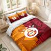 Bedding Set 1 Duvet Cover 2 Pillowcases Galatasaray FC Print Bedroom Home Decoration