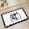 Cartoon Cat Bathroom Mat, Non-slip Water-absorbent Shower Door Mat, Soft Bedroom Rug, Entryway Doormat, Home Decor
