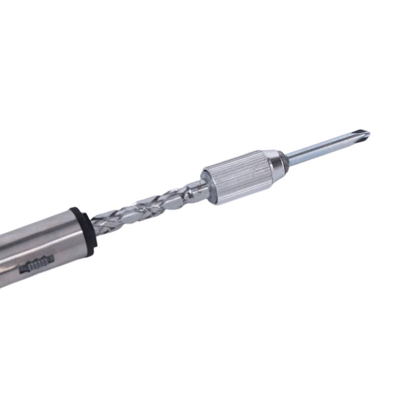Wooden Handle Ratchet Screwdriver T201B 260MM Push Pressure Reversible Manual Screw Driver For Home Repair Furniture Assembly