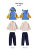 Children’s School Uniform Windbreaker Set for Spring and Autumn - Three-Piece Outfit for Kindergarten and Primary School