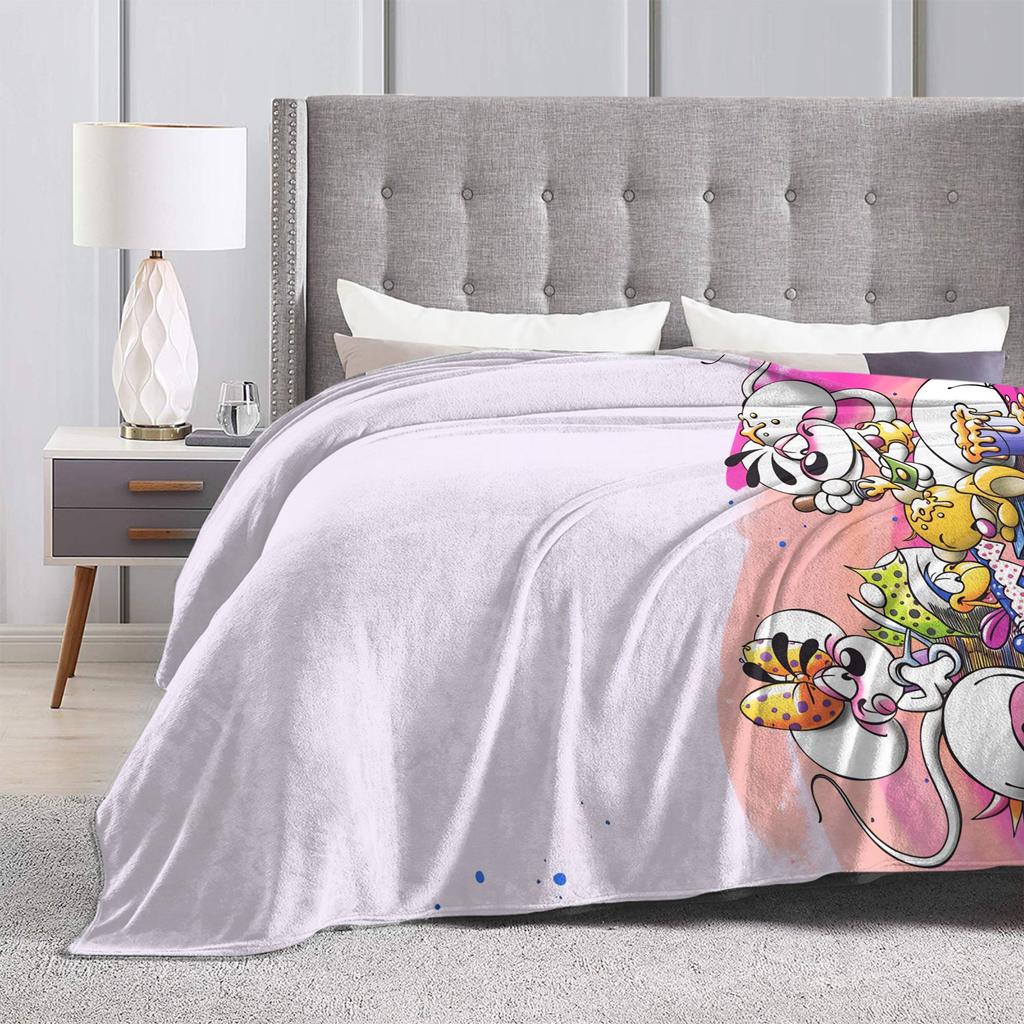 Christmas Diddl Super Soft Blankets  Travel Plush Throw Blanket Funny Living Room Flannel Bedspread Sofa Bed Cover