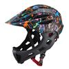 Adjustable Breathable Kids Bike Helmets Toddler Lightweight Full Face Bike Helmets with LED Light