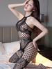 See Through Sex Bodysuits Women Crotchless Lingerie Transparent  Bodystocking Sexy Bold Suit Open Bra Outfits Erotic Costumes