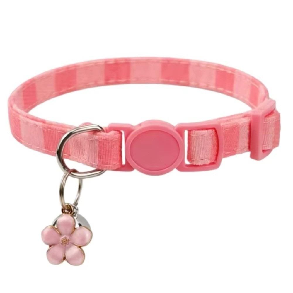 Adjustable Collar Pet Collar Bell Pendant Kitten Collar Cute Cat Neck Collar Cats Kittens