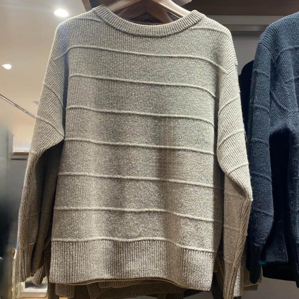 2025 Herren Pullover mit langen Ärmeln, weich gestrickt - Rundhals Pullover für Herbst/Winter, Neuheiten