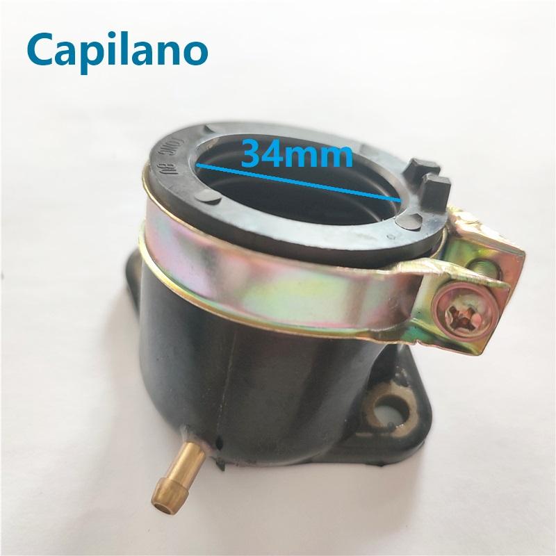 Motorcycle Scooter Carburetor Intake Manifold Interface Joint Boot for 250cc CF250 CN250 GY6-250 Scooter ATV Quad Go Kart 172MM