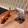 Frosted Electroplated Magnetic Phone Case with Rotating Stand & Lens Protector for iPhone 17 Pro Max