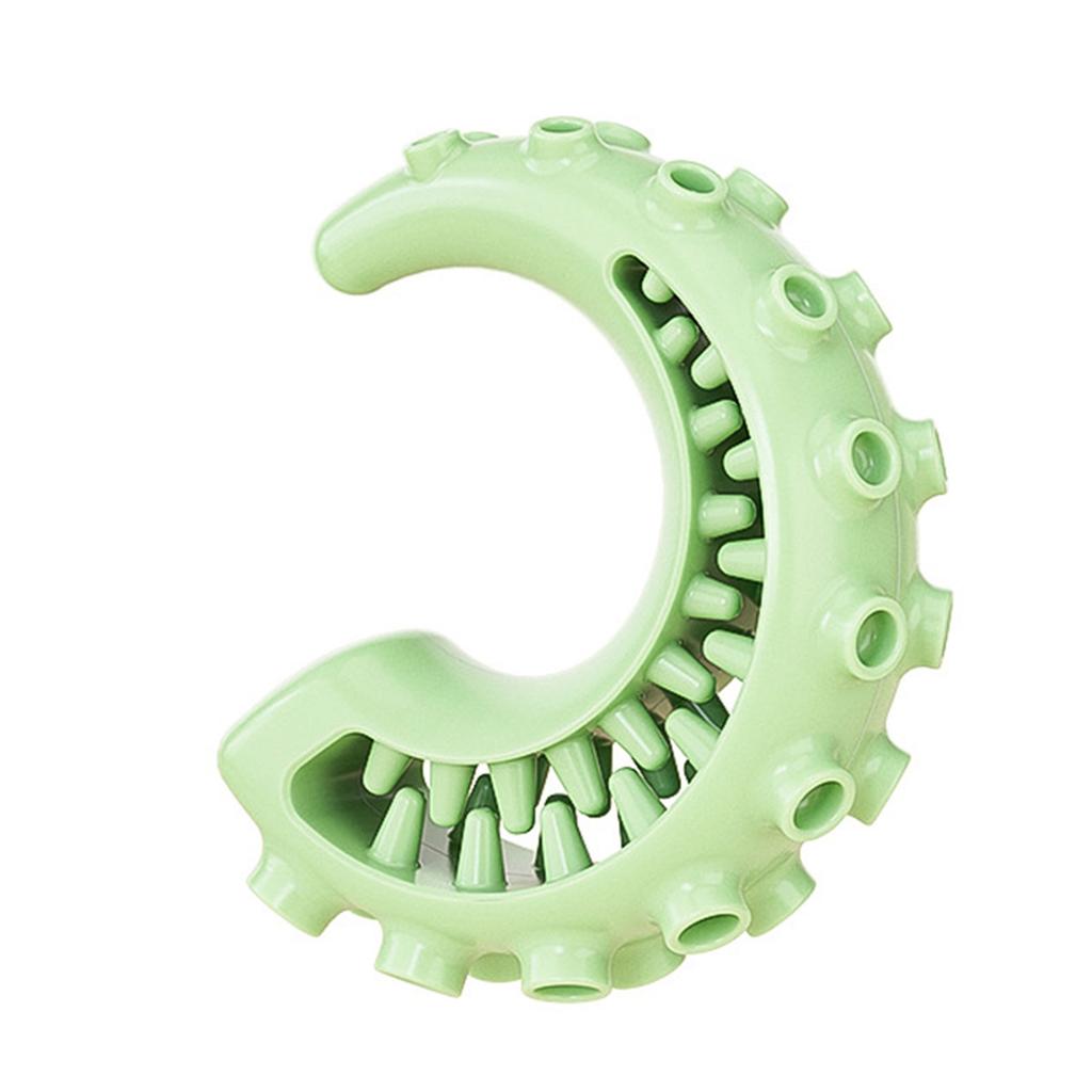 Slow Feeder Dog Toy Tentacle Chew Bone With Treat Dispenser Design Durable Rubber For Dental Health Stress Relief