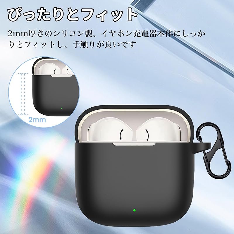 For HUAWEI FreeBuds SE 3 case cover Ubefuu With carabiner soft Made of silicone lightweight Loss prevention shock absorption waterproof dustproof