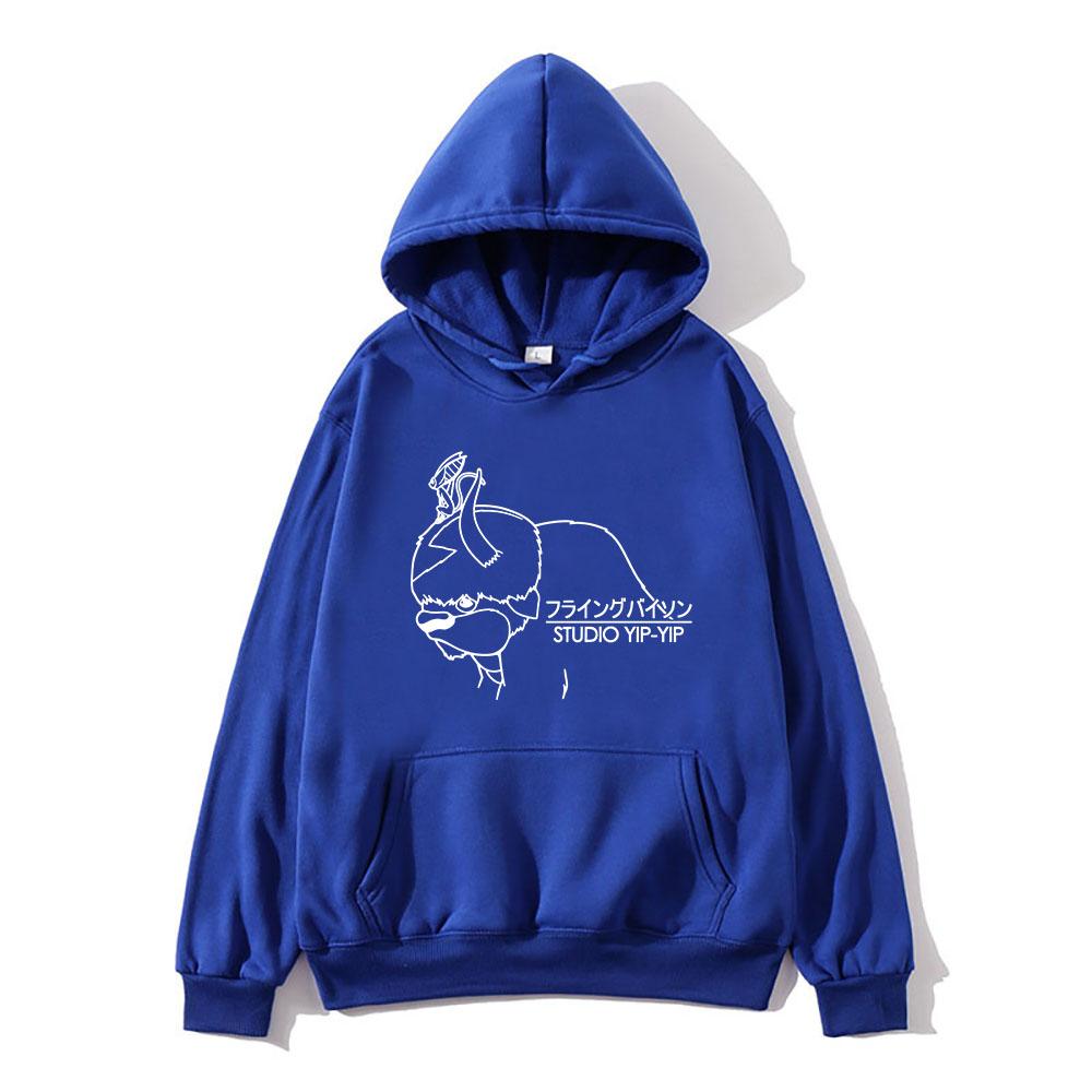 Avatar The Last Airbender Appa Sweatshirt Cartoon Print Fashion Casual with Hooded Hoodie Comfortable Fleece for Autumn/Winter
