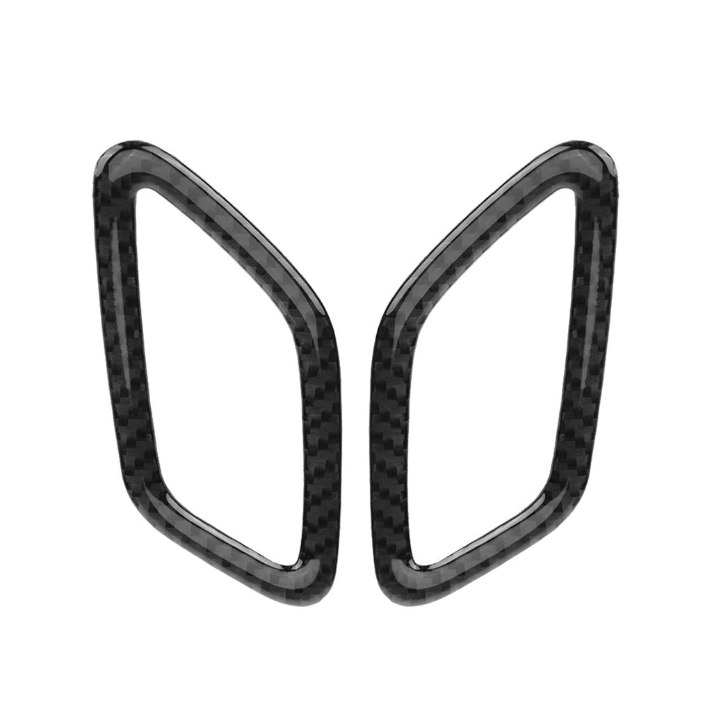 2Pcs Carbon Fiber Dashboard Outlet Cover for Mercedes A Class CLA GLA W169 W117 Classic Style