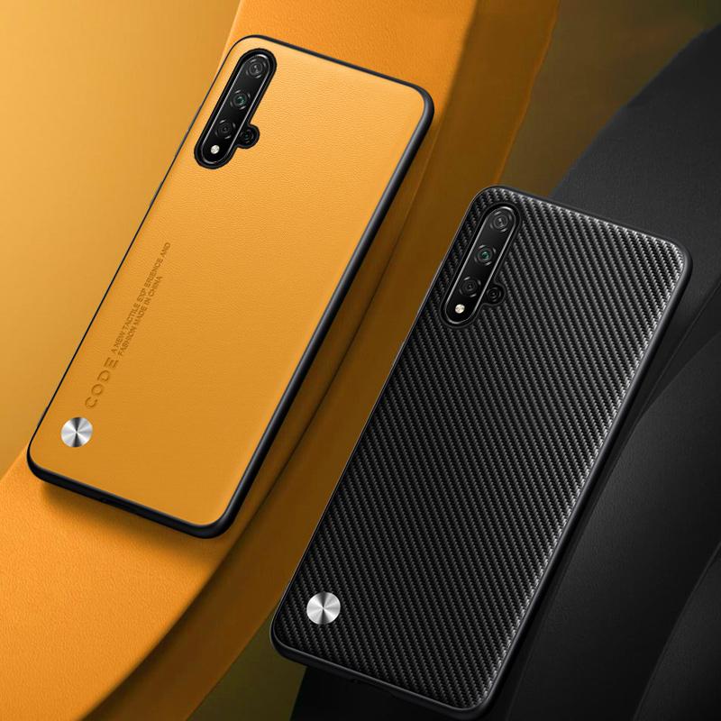 Für Huawei Nova 5T Hülle Luxus PU Leder Handyhülle Für Huawei Nova5T Nova5 T Rückseite Silikon Stoßfest Vollständiger Schutz