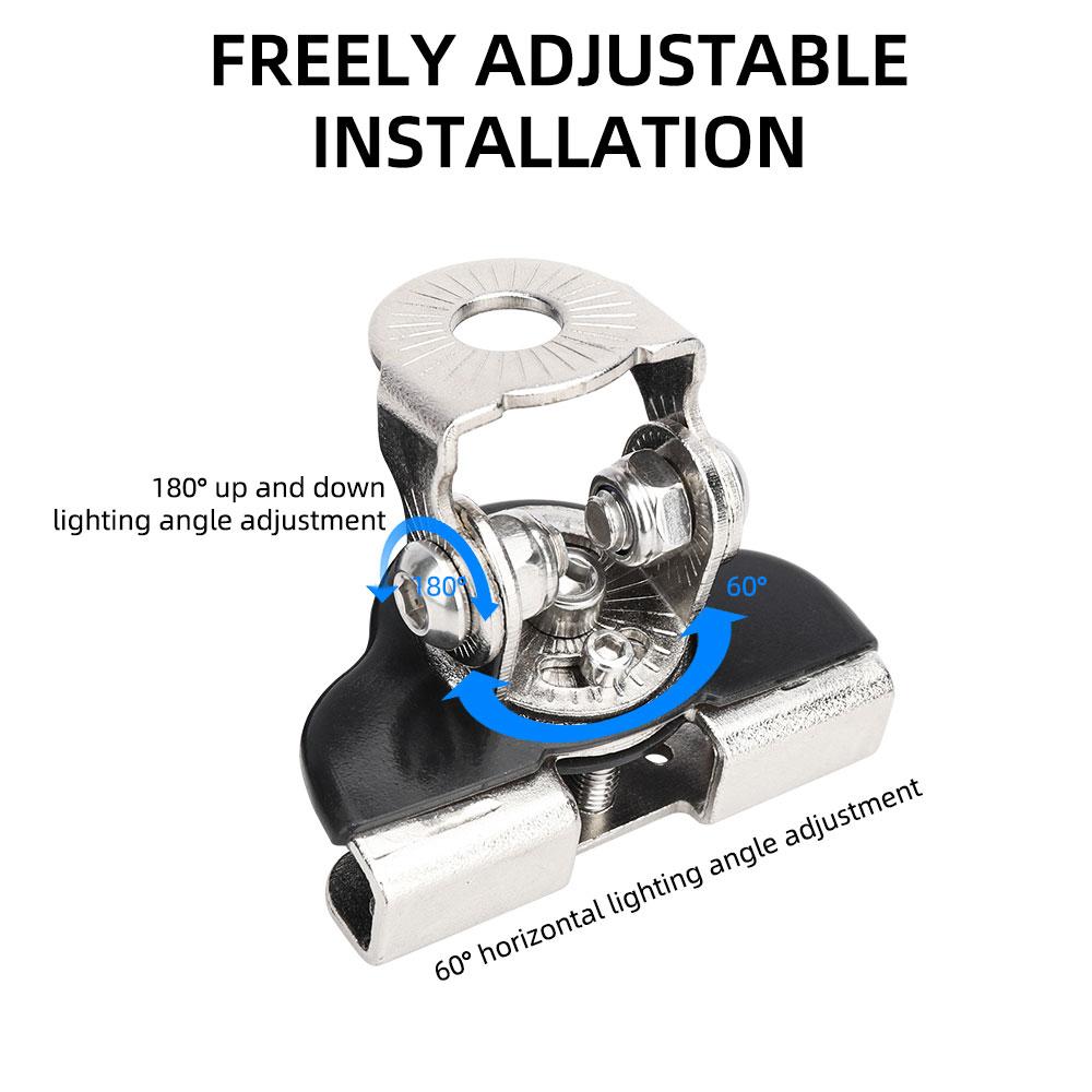 Car Hood LED Work Light Bar Mounting Bracket Clamp External Fixed Lamp Holder Universal For Off-Road 4x4 Vehicle Modified Access