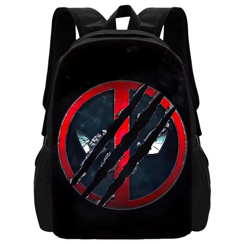 Deadpool Movie Child School Backpack With Shoulder Bag Pencil Bags School Bags for Boys Girls Best Gift