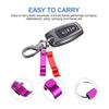6Pcs Beer Bottle Openers Colored Bottle Opener Keychain Aluminum Alloy Colorful Mini Pocket Beer Beverage Opener