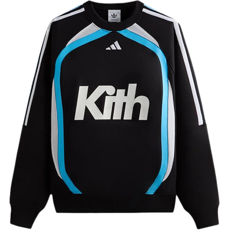 Kith For Adidas Football Crewneck  Black Men Tops JF3349