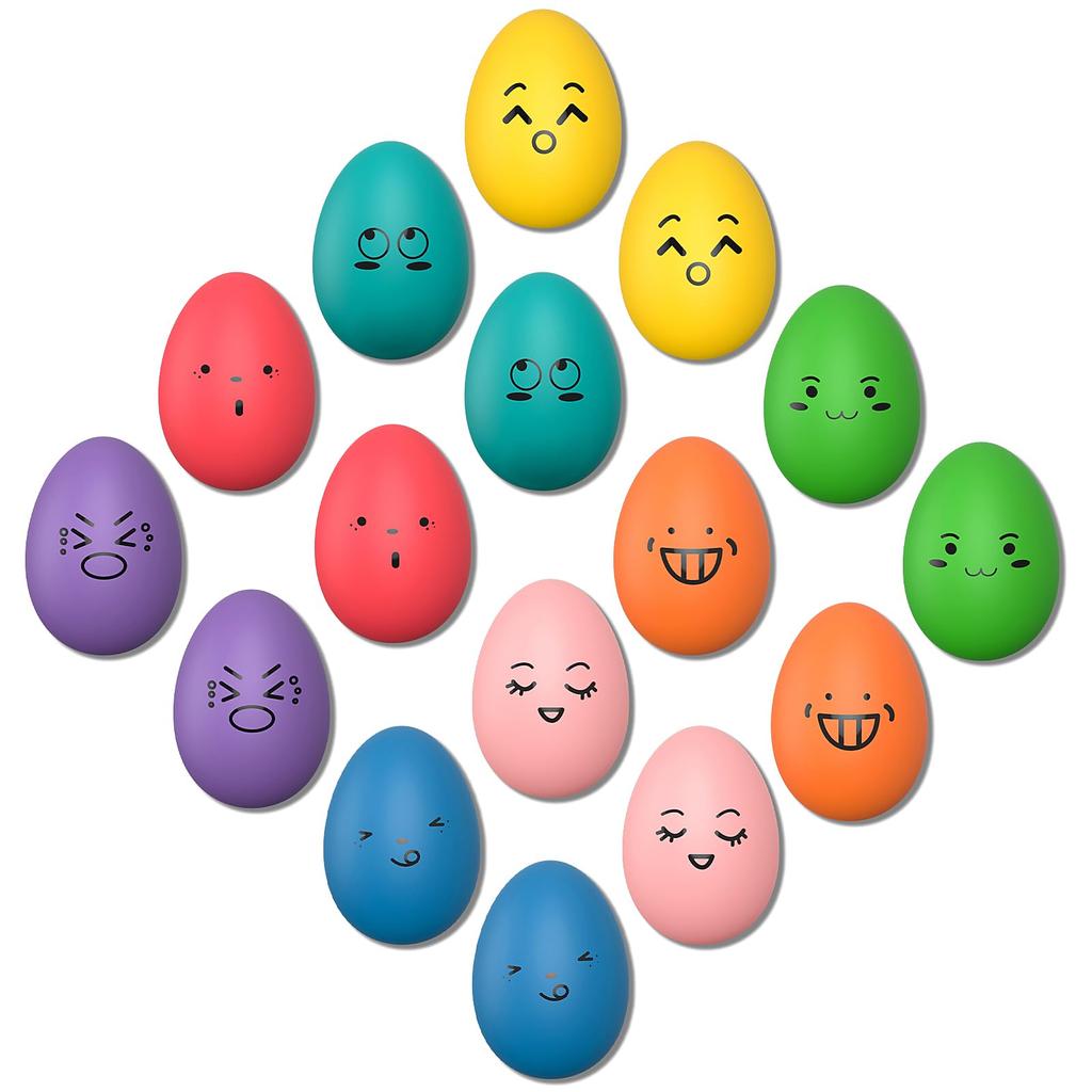 SCHITEC Dog Squeaky Chew Stress Lack of Suitable for Puppies and Small Dogs Set of Toys, Balls, Toys, Relief, Exercise, Egg-Shaped, (Diameter 4.4cm)